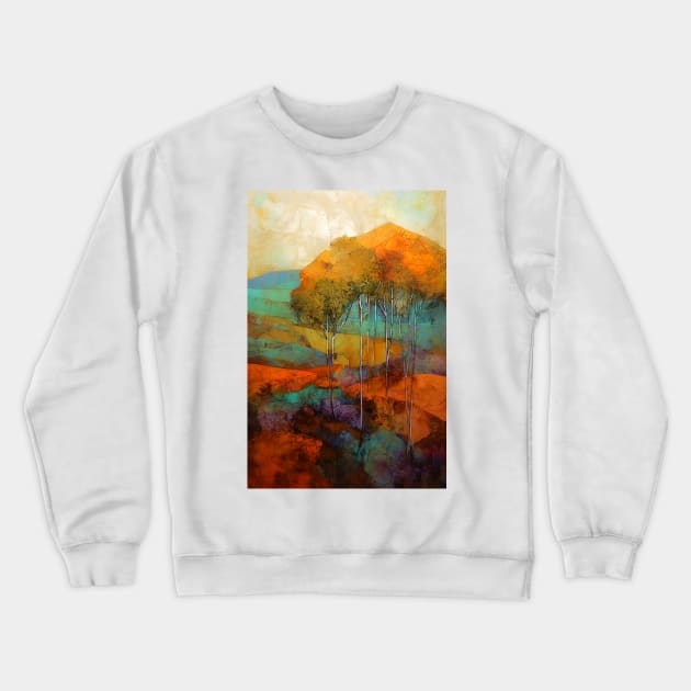 Rusty textured countryside autumn5 Crewneck Sweatshirt by redwitchart